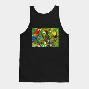 Rainforest Birds Tank Top